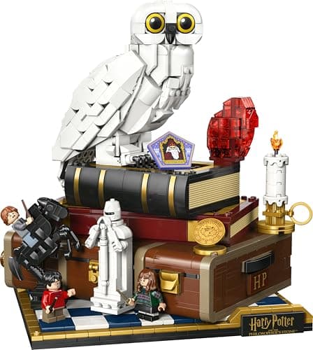 LEGO Harry Potter Philosopher's Stone – Collectors' Edition - Room Decor DIY Model w/Miniature Movie Scenes - Hedwig Owl Figure, 3 Minifigures - Gift Idea for Adult Fans - 76466 - 9
