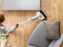 Rowenta X-Clean 10, Aspirateur Laveur sans Fil, Inclinable 180°, Auto-Nettoyage et séchage 65°C, 60min, pour tâches tenaces, Poils d’Animaux YY5785FE, Blanc - 2