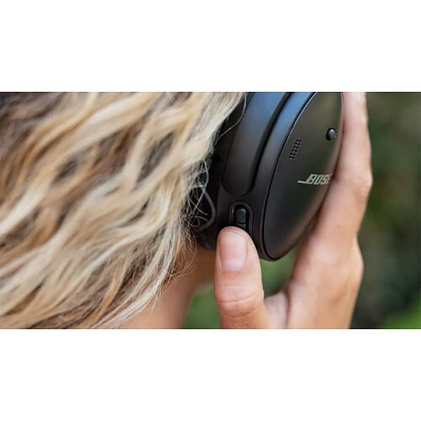 Bose QuietComfort® 45 Bluetooth wireless noise cancelling headphones with microphone for phone calls - Triple Black - 8