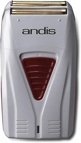 Andis - TS-1, Pro-Foil Lithium-Ion Cord/Cordless Foil Shaver with Super soft Titanium Cutters - For Close, Smooth Shaving - Dual Voltage, Waterproof Shaving Machine with Charger – Grey(Pack of 1)