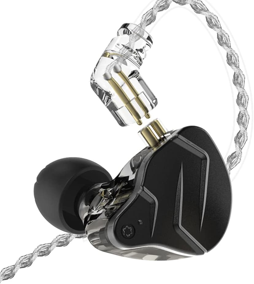 CCA KZ ZSN Pro X Dual Driver In Ear Earphone 1BA 1DD Wired Earphone HiFi Sport Gaming Earbuds Headphones Compatibility for Phone Computer Tablet with Gift Set - 1