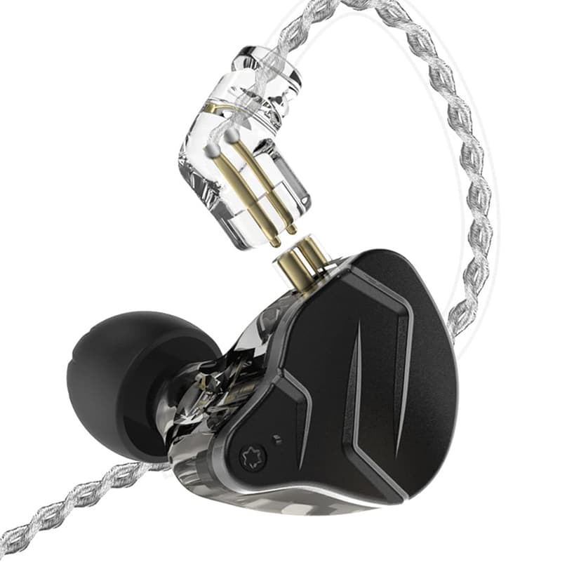 CCA KZ ZSN Pro X Dual Driver In Ear Earphone 1BA 1DD Wired Earphone HiFi Sport Gaming Earbuds Headphones Compatibility for Phone Computer Tablet with Gift Set - 1