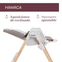 Chicco Polly Armonia Chaise Haute Bebé Évolutive, pour Enfants de 0 Mois à 40 kg, 9 Niveaux de Hauteur, 3 Positions d'Inclinaison, Repose-Pieds Réglables, Pliage compact, 4 Roues, Brun - 5