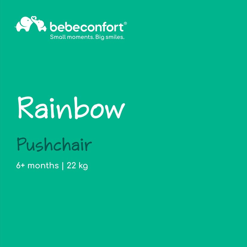 Bebeconfort Rainbow, Lightweight Baby Buggy Stroller, Multi-Position Reclining Stroller, Foldable with Compact Closure, for Children Aged 6 Months - 4 Years, max 22 kg, Travel Buggy, Mineral Green - 2