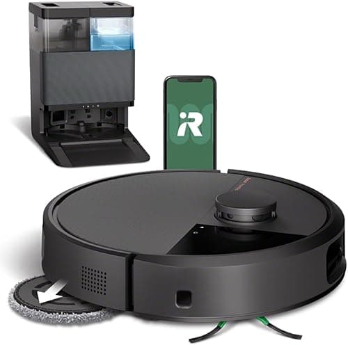 iRobot Roomba® 505 Combo + AutoWash Dock Robot Vacuum Cleaner with Mop Function (Black)