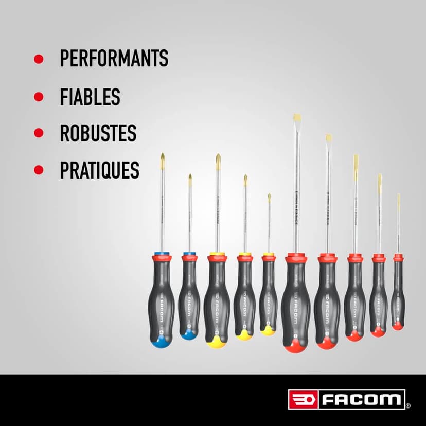 FACOM - Screwdriver Set - ATW.J10PB - 2