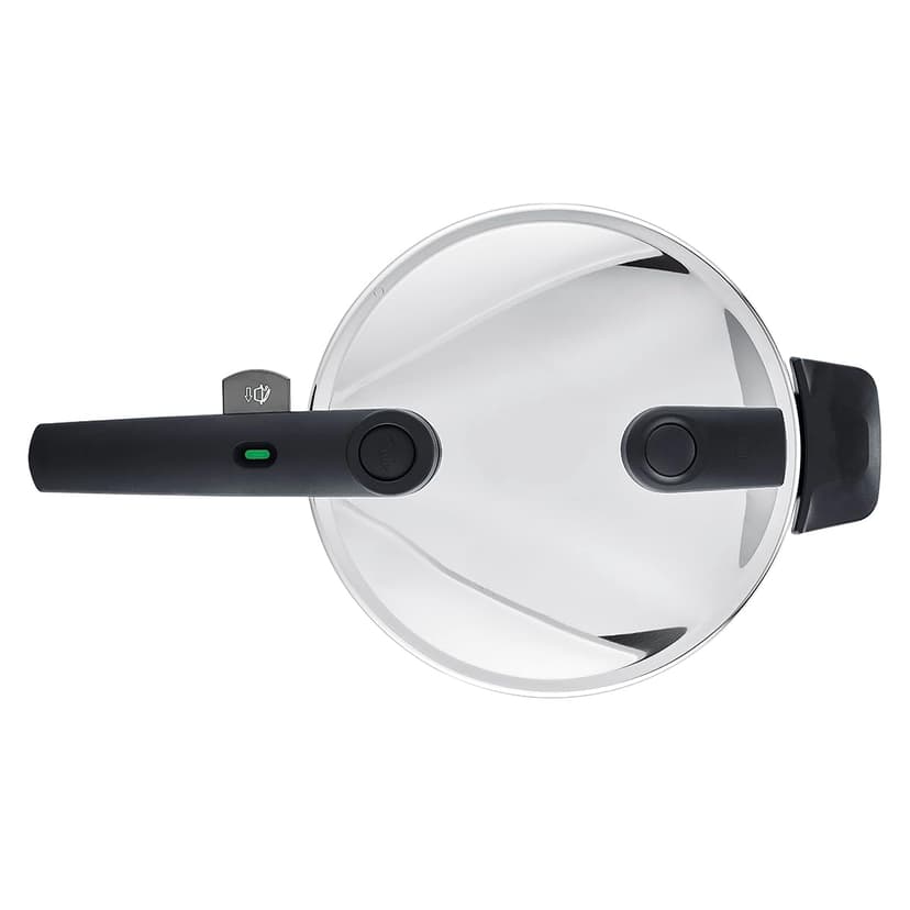 Fissler Vitaquick Jeu D’autocuiseurs, 3 Pièces (1 Faitout-autocuiseur 4,5 l + 1 Poêle-autocuiseur 2,5 l 22 cm), Compatible Induction, Métallique, Argenté - 3