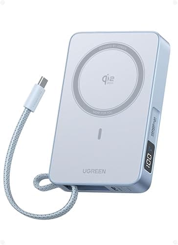 UGREEN MagFlow Qi2 25W Batterie Externe 10000mAh Câble US…