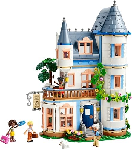 LEGO Friends Castle Bed and Breakfast Hotel Playset, Building Toy for 12 Plus Year Old Kids, with 4 Mini-Dolls, a Dog Figure and Accessories, Gift Idea for Girls, Boys and Teens 42638 - 12