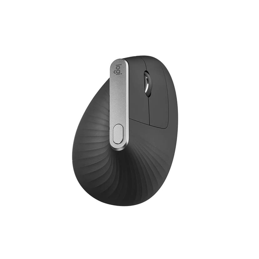 Logitech MX Vertical Souris Ergonomique sans Fil, Multi-Dispositifs, Bluetooth ou 2,4 GHz avec Récepteur USB Unifying, Suivi Optique 4000 PPP, 4 Boutons, Charge Rapide,Portable/PC/Mac/iPad OS-Graphite - 4