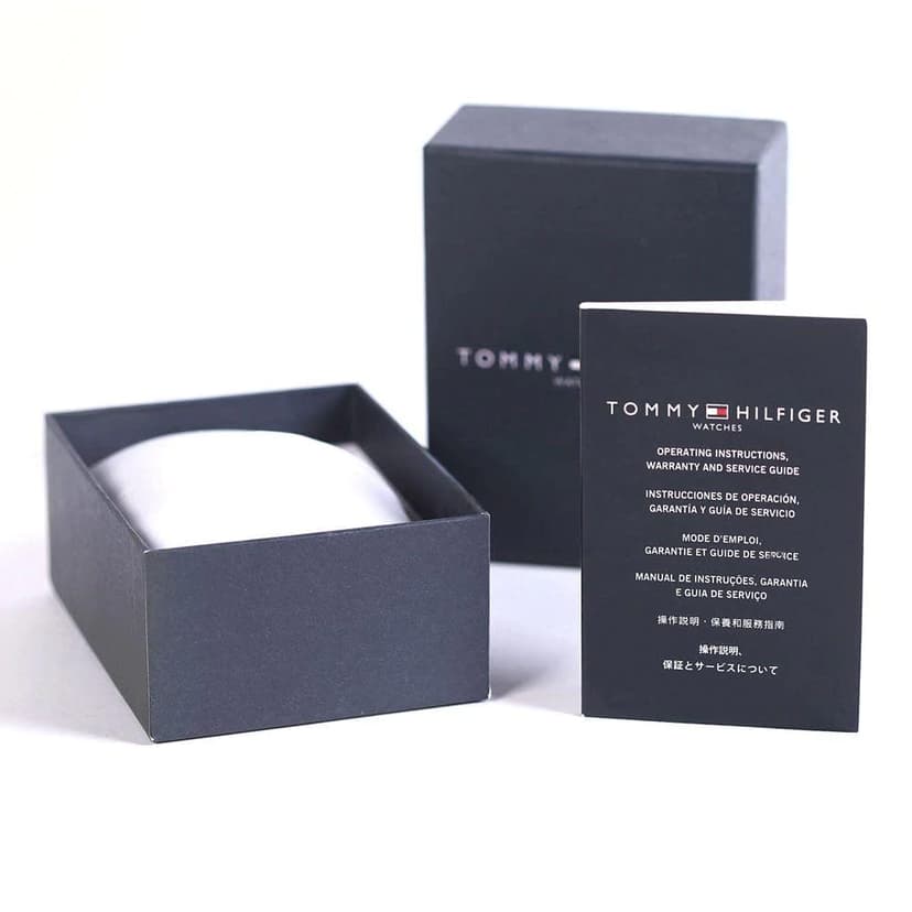 Tommy Hilfiger Men's 46mm Analogue Multifunction Quartz Watch - 3 Sub-Dials, Stainless Steel or Leather Bracelet, 5 ATM Water Resistance - 2