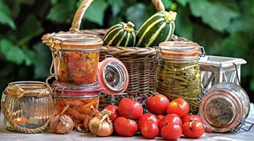 Le Parfait Super deluxe mason jar, French glass, 750 ml, 6 pieces - 3