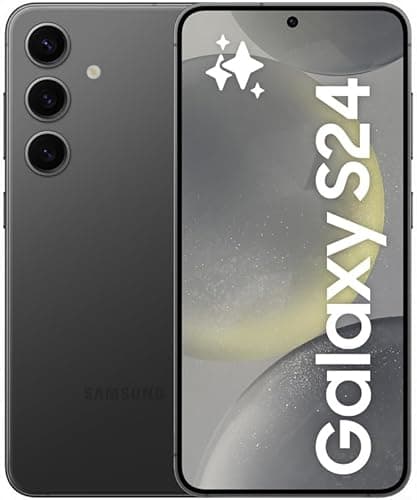 Samsung Galaxy S24 AI, cellulare Android senza contratto, 8 GB RAM, 256 GB, fotocamera 50 MP, batteria a lunga durata, onice nero, produttore 3 anni