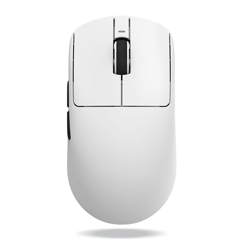 ATK VXE Dragonfly R1 SE+ Wireless Gaming Mouse, PAW3395 SE Sensor, DPI up to 18,000, 55g Lightweight, 70 Hr Battery Life, 5 Programmable Buttons, Tri-Mode 2.4G/Bluetooth/Wired - White - 1