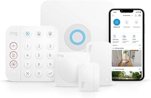 Ring Alarm Pack - S by Amazon | Smart home alarm security system with optional Assisted Monitoring - No long-term commitments | Works with Alexa