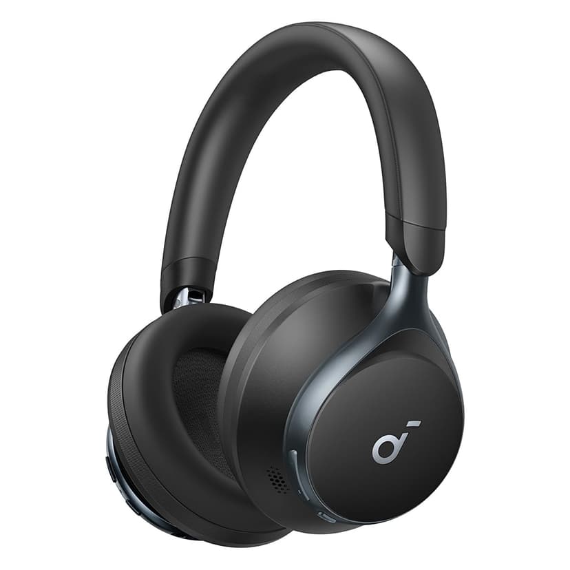 Soundcore Space One Casque Bluetooth sans Fil avec Réduction de Bruit Active Adaptative by Anker, Réduction des Voix Humaine 2X Plus Efficace, ANC 46H, Contrôle app, LDAC Hi-Res Audio, Confort - 1