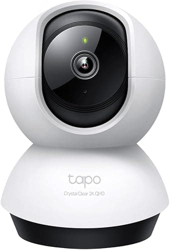 TP-Link Tapo 2K 4MP C220 WiFi Indoor Surveillance Camera, Person Detection, Two-Way Audio, Compatible with Alexa and Google Assistant, for Baby/Pets,White
