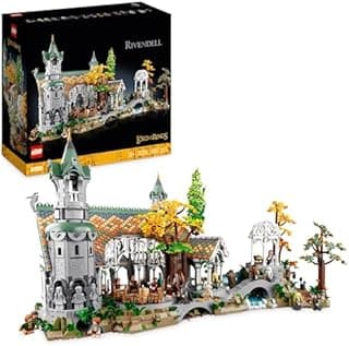LEGO Icons The Lord of the Rings: Rivendell - Collectible LotR Display Set for Adults with 15 Unique Minifigures incl. Gandalf, Legolas, Aragorn & Frodo - 10316