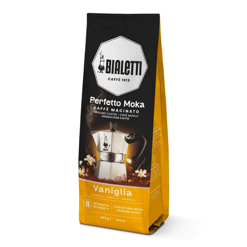 Bialetti Perfetto Moka Café Moulu, Arôme Vanille, 250 g - 1