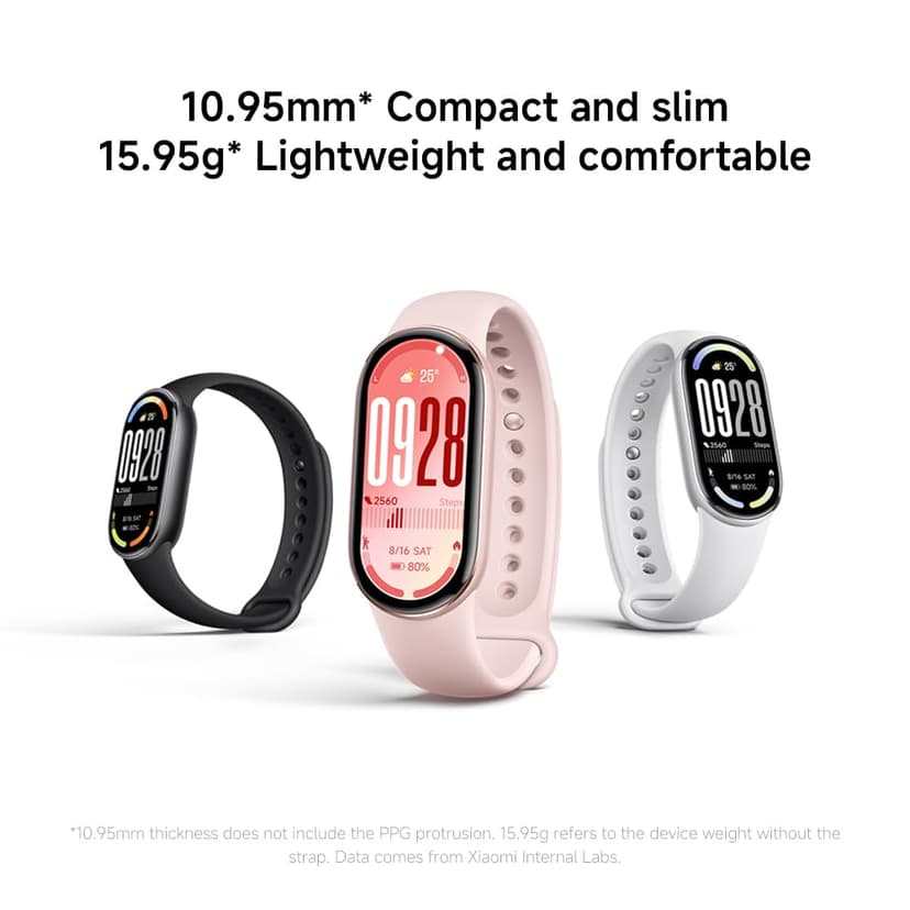XIAOMI Smart Band 10 Fitness Tracker, 44mm AMOLED Display, 21Day Battery Life, 150 Sports Modes,Sleep Monitoring, 5ATM Waterproof, Compatible With Android and IOS – Midnight Black - 4