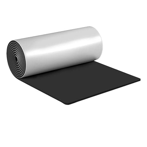 CHENGCKJ Piastra in Schiuma di Neoprene, Rotolo di Schiuma Autoadesiva, 3mmx30cmx320cm, Fai da Te Multiuso per l'Insonorizzazione, i Tappeti Acustici e l'Isolamento Antiscivolo (Nero)