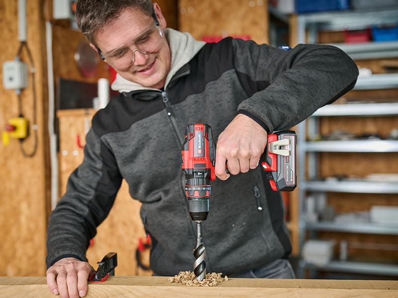 Einhell Cordless Impact Drill Driver with Battery and Charger 18V Power X-Change, 44Nm, 3-in-1 Combi Drill, Hammer Drill and Screwdriver, Battery Powered Drill Set - TE-CD 18/44 Li-i - 4