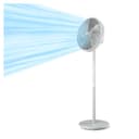Philips Pedestal Fan Series 2000. Powerful & Ultra-Quiet with SilentWings Technology. 19 dB. 2-in-1 Table & Standing Fan. Adjustable Tilt & Oscillation. 12h timer. White. (CX2550/00) - 8