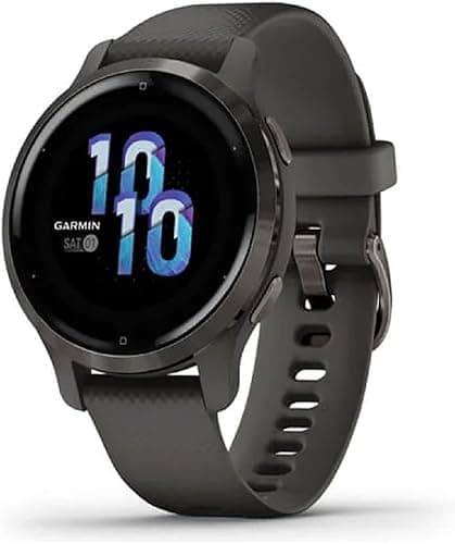 Garmin Venu 2S – Montre connectée GPS Multisports avec écran AMOLED – autonomie Longue durée (11 Jours) – Noire/Gray - Boitier 40 mm