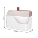 Rotho MyPaper Inbox My Paper Plus Organiseur de documents en plastique (PP) sans BPA, blanc/rouge, 36,4 x 16,8 x 31,7 cm - 4