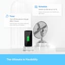 Tapo WiFi Connected Socket, Consumption Tracking, 16A Type F, Compatible with Alexa and Google Home, Control Fan, Air Conditioner, Energy Saving, Voice Control, Tapo P110(4-Pack) - 4