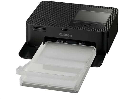 Canon Selphy Cp1500 Mobile Photo Printer With Paper Set, Black, Wireless Bluetooth Printer With Accessories, Compact And Lightweight, With 54 Sheets Paper In Format 4X6 Postcard