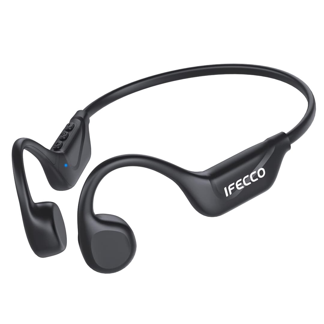 IFECCO Casque Conduction Osseuse Bluetooth 5.4 - Écouteur…