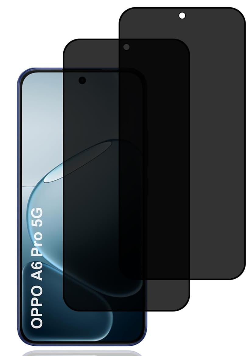 Verre Trempé Anti-Espion pour OPPO A6 Pro 5G/4G [2 Pièces… - 1
