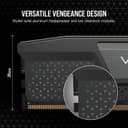 CORSAIR Vengeance DDR5 RAM 16Go (2x8Go) Jusqu'à 5200MHz CL40 Intel XMP 3.0 Mémoire pour Ordinateur de Bureau - Noir (CMK16GX5M2B5200C40) - 5