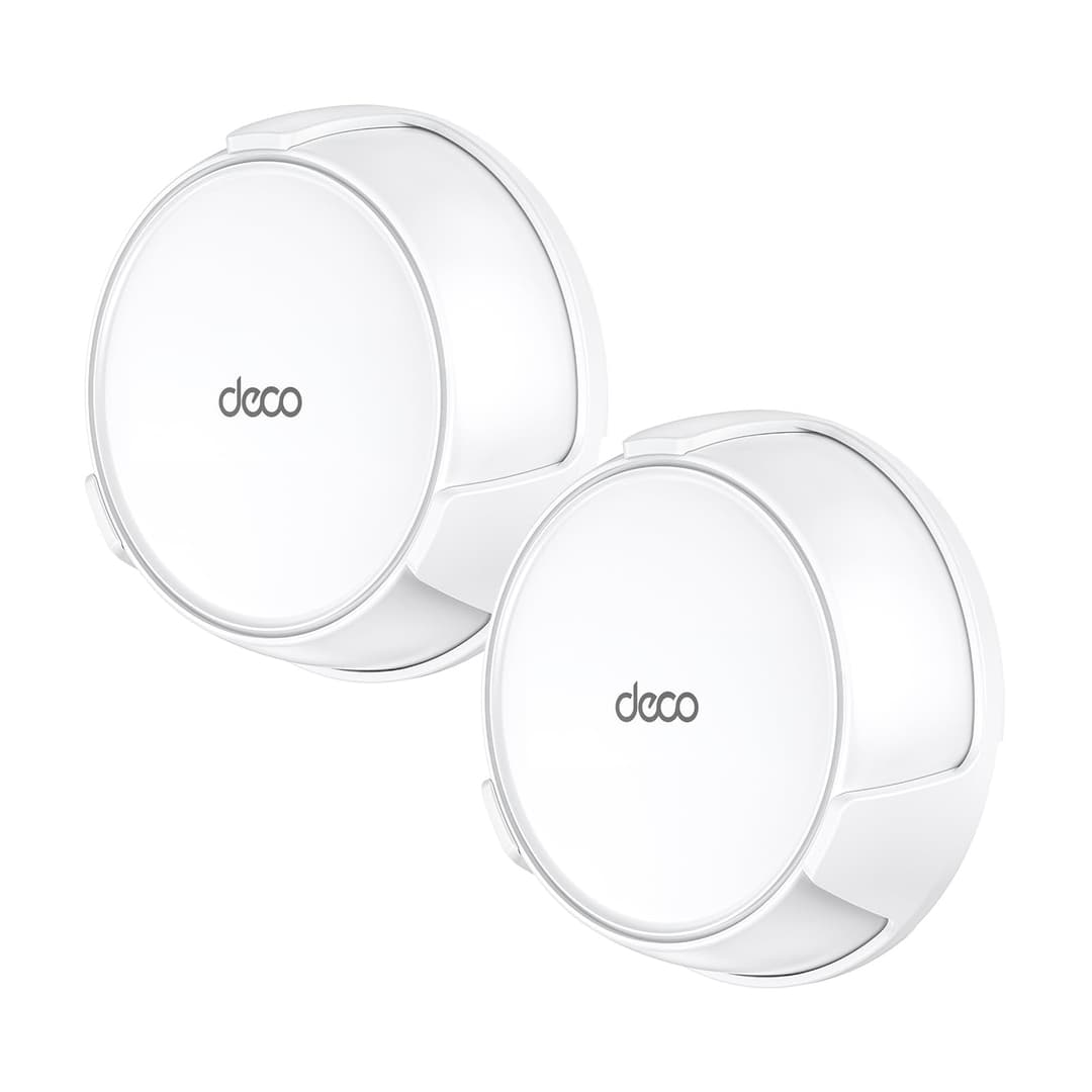 XLTTYWL Deco WiFi 7 Wall Mount Kit, Deco BE23/BE25/BE3600/BE5000 Router Mount Bracket Optimize Space&Cable Management for TP Decos 7 Dual-Band WiFi 7 Mesh Wi-Fi System (White, 2 Pack)