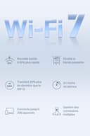 MERCUSYS WiFi 7 Mesh BE9300Mbps Tri-Bande Halo H47BE(2-Pack), Couverture jusqu'à 550 m², Connecter jusqu'à 200 Appareils, 3 Ports 2.5G, Canaux 320 MHz, Easy App Control - 5