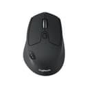Logitech M720 Triathlon, Souris sans Fil, Multi-Dispositifs, Bluetooth et 2,4 GHz avec Récepteur USB Unifying, 1000 PPP, 8 Boutons, Batterie Longue Durée 24 Mois, Portable/PC/Mac/iPad OS - Noir - 1