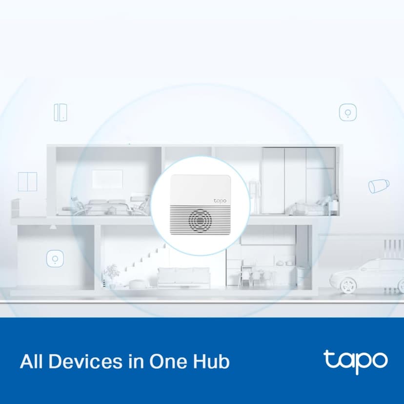 TP-Link Smart Hub avec Sonnerie Tapo H200, pour Tapo caméras/capteurs/Boutons, connectez jusqu'à 64 appareils intelligents, 19 sonneries, Plug & Play - 7