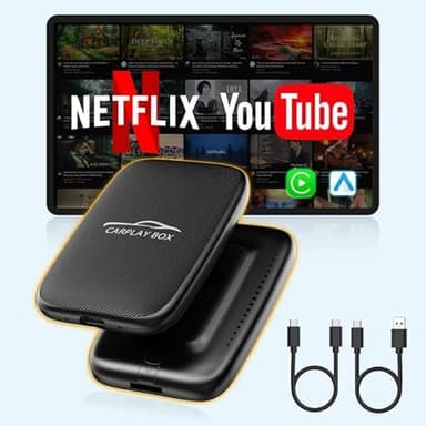 Dongle Carplay sans Fil et Android Auto supportant Netfli…