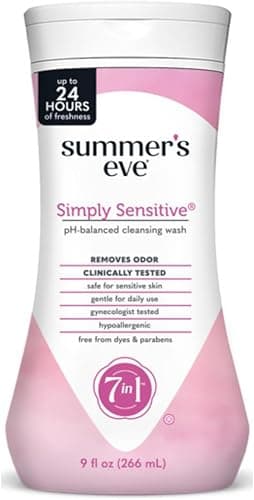 Summer's Eve Simply Sensitive Cleansing Wash for Sensitive Skin 9 oz