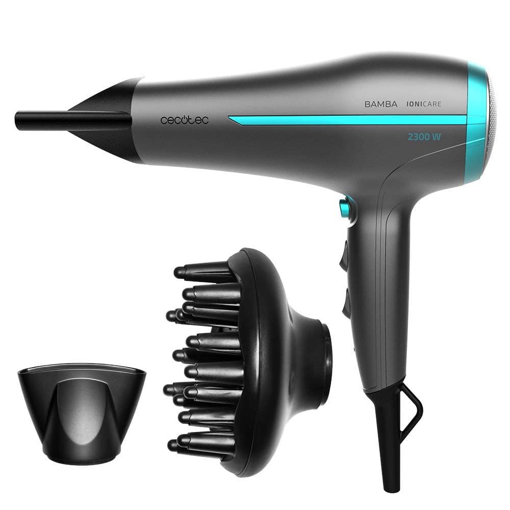 Cecotec Bamba IoniCare 5200 Aura Black Ionic Hair Dryer, …