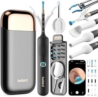 Otoscope Numérique HD 1920P pour Nettoyage d'Oreille, avec Caméra Flexible et Pince - Nettoyeur d'Oreille avec Caméra pour Examen des Oreilles, Nez et Gorge