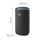 Philips -air purifier 4200 series, HEPA NanoProtect + dual activated carbon filter, CADR 600m³/h for 156 m², ultra-quiet, intelligent and energy efficient (AC4221/11) - 3