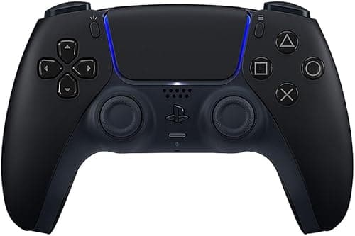 Sony, Manette PlayStation 5 Officielle DualSense, Sans Fil, avec Retour Haptique & Gâchettes Adaptatives, Micro Intégré, Batterie Rechargeable, Compatible PS5/PC, Couleur : Midnight Black