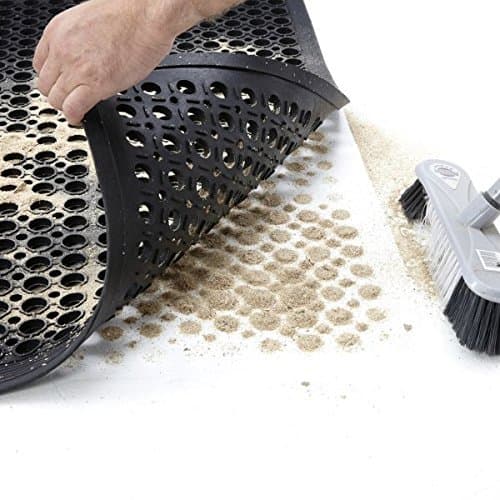 Grand Tapis d'entrée Extérieur en Caoutchouc Absorbant antidérapant – 3 Tailles Disponibles (0.9 m x1.5 m) par BiGDUG - 5