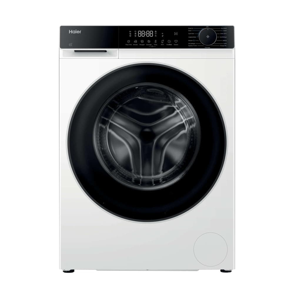HAIER - Porthole Washing Machine - Washing Machine 13 kg/1400 rpm - Energy Class A - 15 Programs - Steam & Refresh Function, Quiet - White - 85 x 60 x 62 cm - Model HW130-BP14357UFR