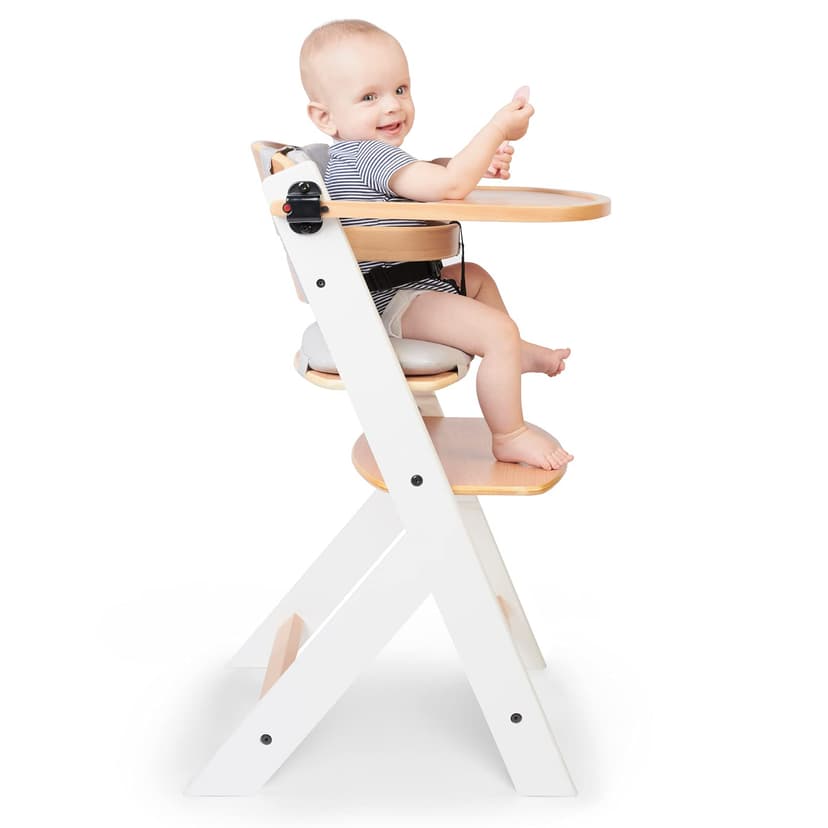 kk Kinderkraft Enock High Chair Cushion, Gray - 7