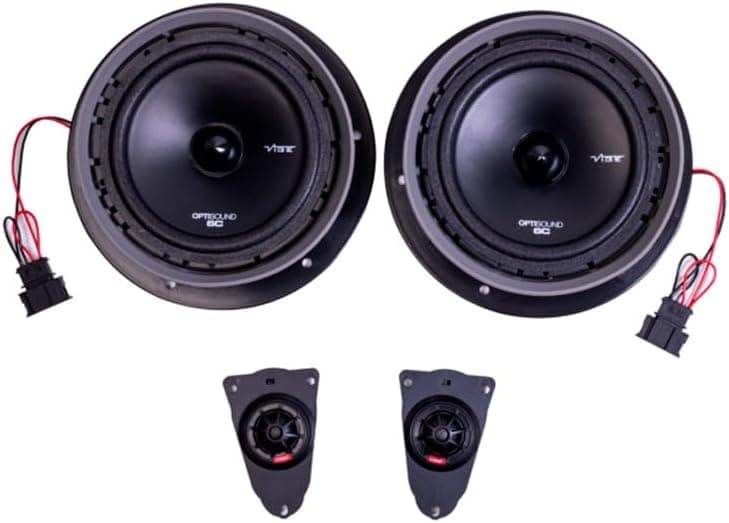 Vibe Optisound Kit de Haut-Parleurs Compatible avec Volkswagen Transporter T5 2003-2015 - 6.5'' Front Speakers - 1