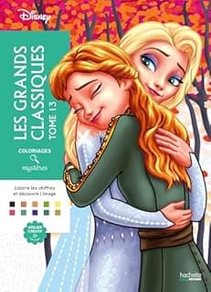 Coloriages mystères Disney - Grands classiques Tome 13: C…