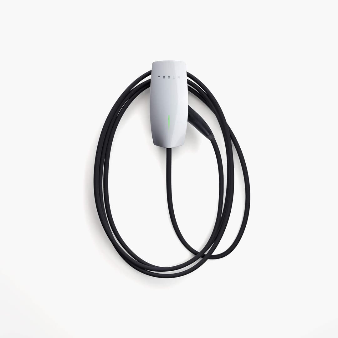 Tesla Wall Connector | Type 2 | Compatible avec Tous Les véhicules électriques | Monophasé et triphasé | Jusqu'à 22 KW | Câble de 7.3m Inclus | Intérieur et extérieur